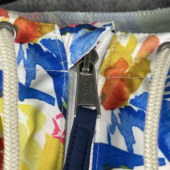 Polo Ralph Lauren Riviera Windbreaker Jacket Mens Large Packable Colorful Resort - Picture 11 of 16
